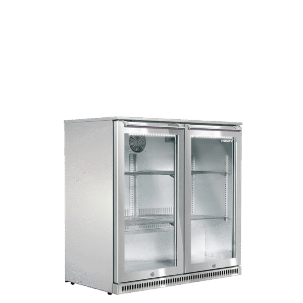 190L Double Door Counter Chiller